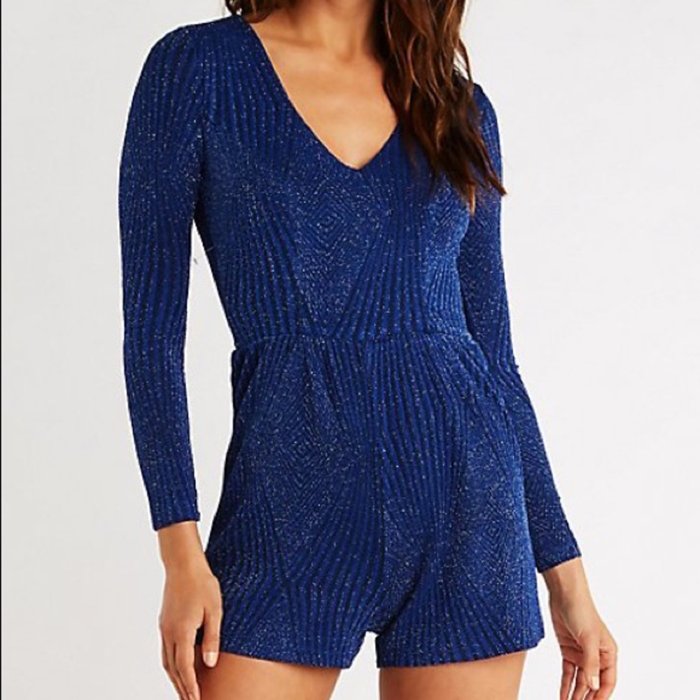 Charlotte Russe sparkly romper